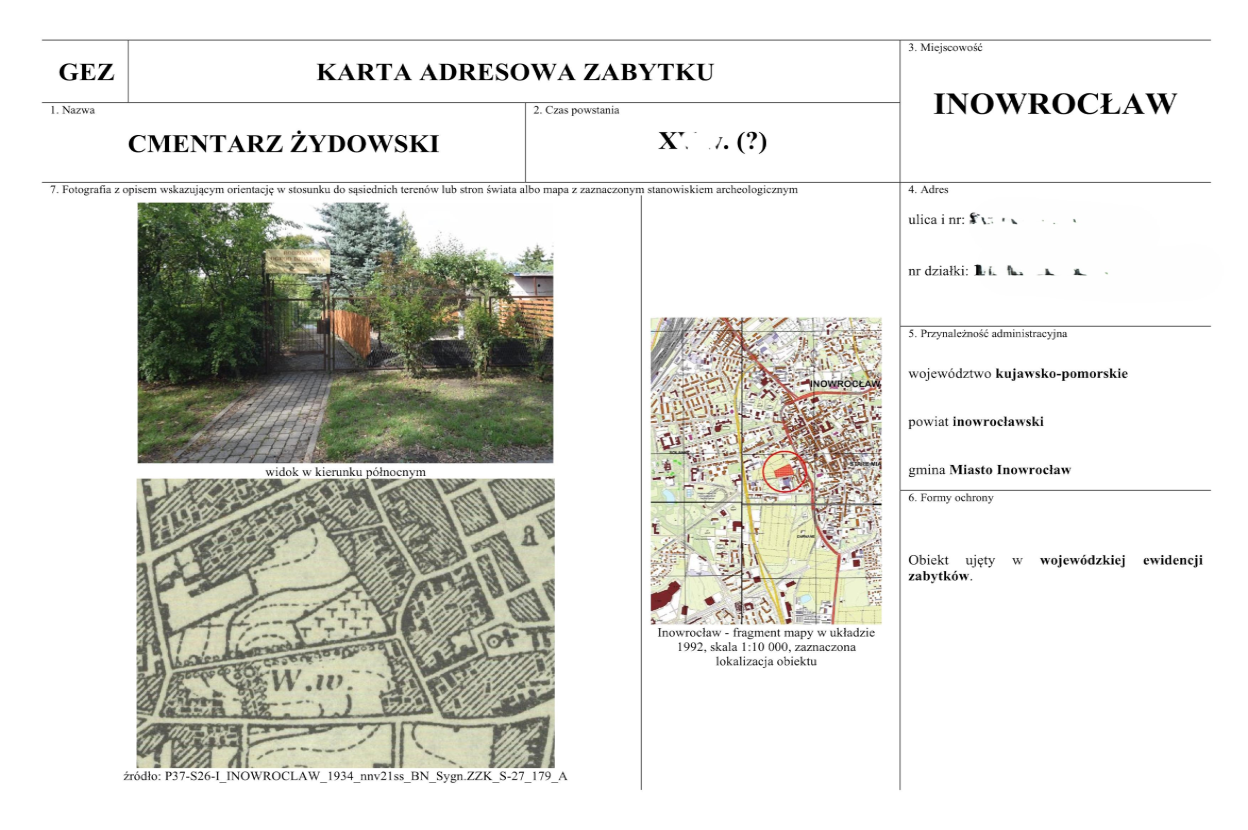 ewidencje zabytków